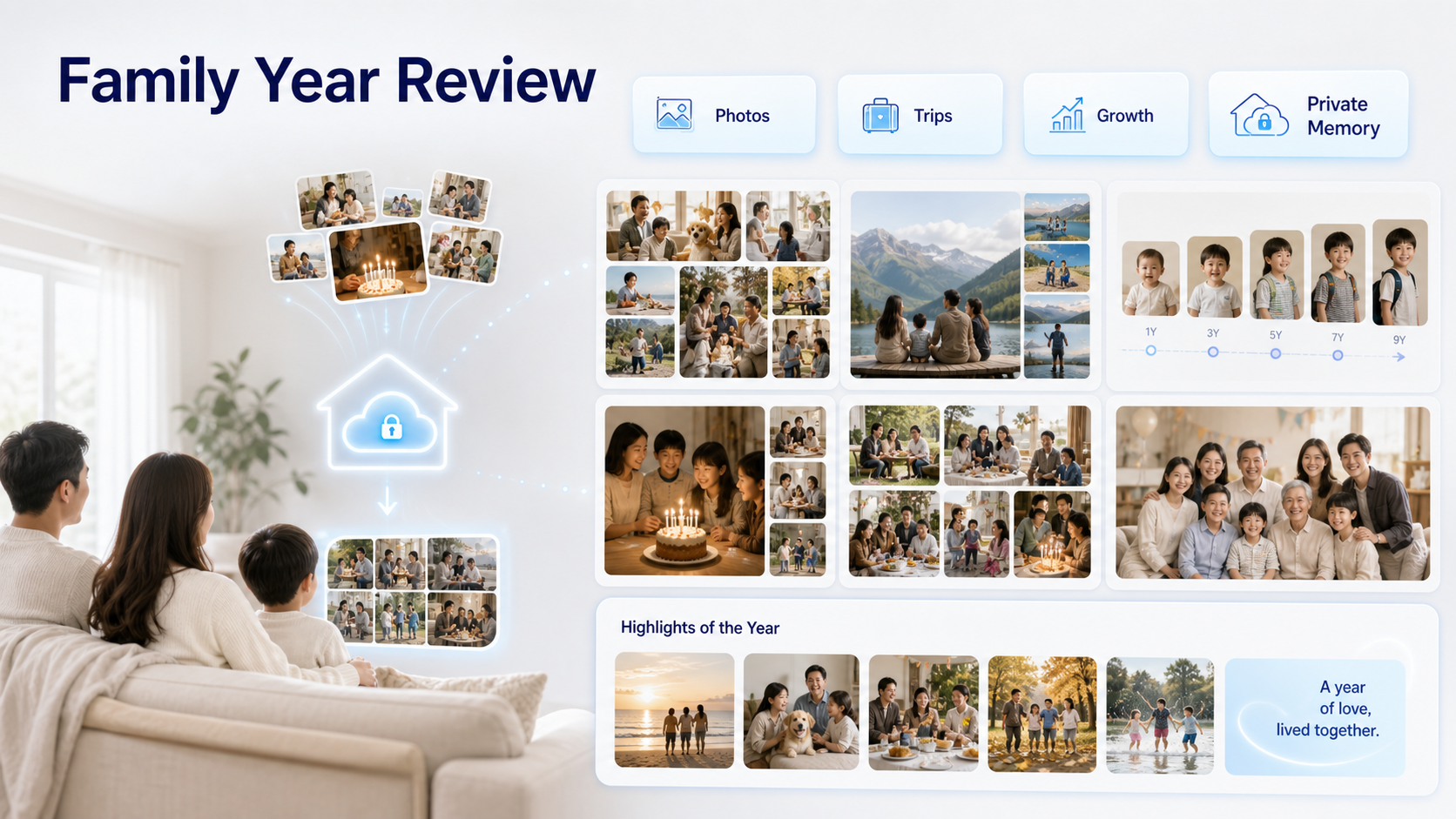 Family Year Review scenario visual